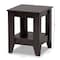 Baxton Studio Audra Dark Brown Finished Wood End Table 159-9867 - alternate 4